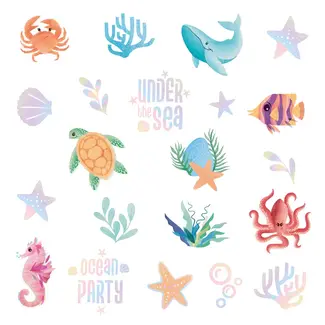 PartyPal Oceaan Tatoeages - 21 st