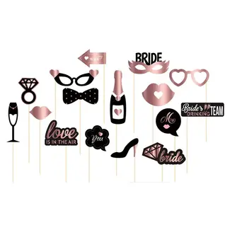 PartyPal Photo Booth Props - Vrijgezellenfeest - 16 st