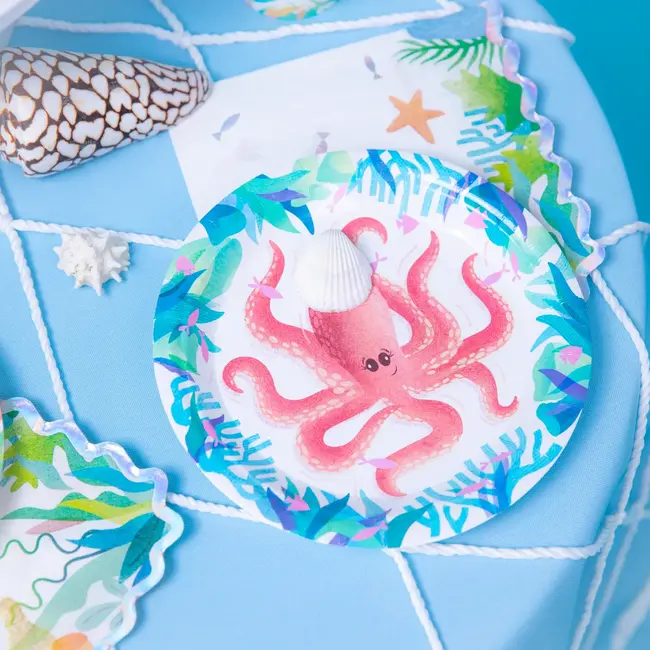 Oceaan Bordjes - 6 st - 18cm