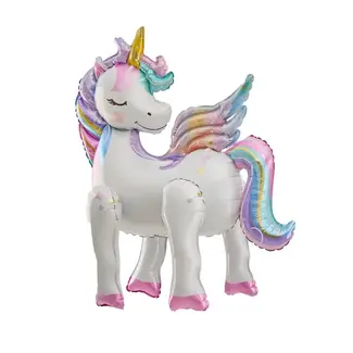PartyPal Staande Folieballon Unicorn