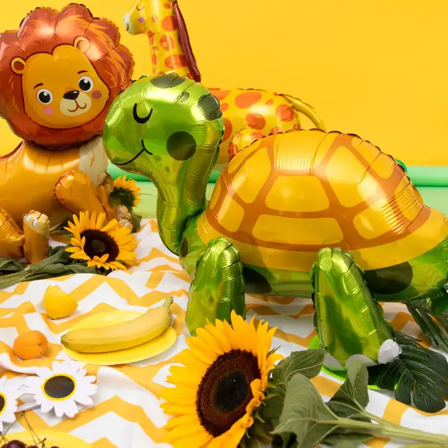 Staande Folieballon Schildpad - 66x44cm