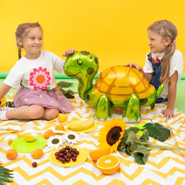 Staande Folieballon Schildpad - 66x44cm