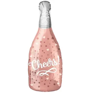 PartyPal Folieballon Champagne Fles