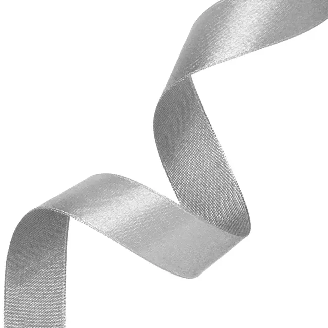 Satijn Lint Zilver - 38 mm x 23 mtr