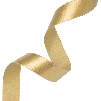 PartyPal Satijn Lint Goud - 25 mm x 23 mtr