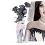 Fiesta Corpse Bride Bouquet Black Roses