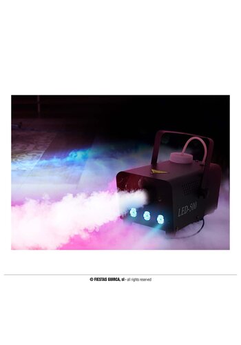 Rookmachine met licht & Rook Vloeistof 1 Liter 