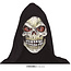 Smiffy's Hooded Skeleton Latex Mask