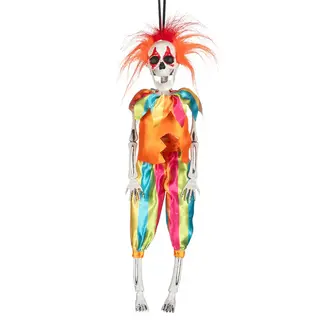 Boland Hangdecoratie Skelet Clown - 40 cm