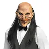 Boland Latex hoofdmasker Creepy butler