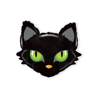 Haza-Witbaard Folieballon zwarte Kat