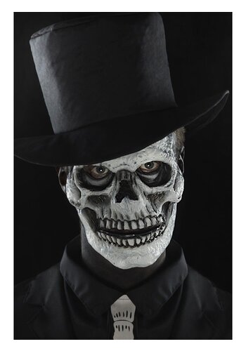 Foam Latex Skeleton Face Prosthetic 