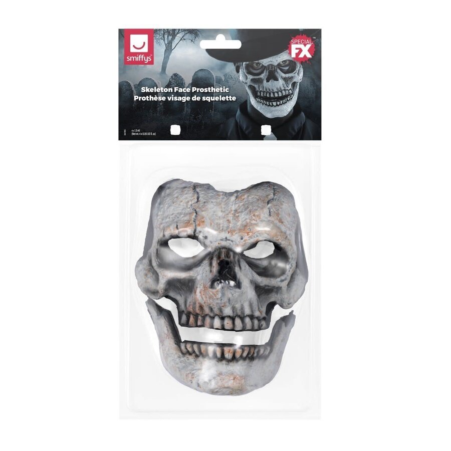 Foam Latex Skeleton Face Prosthetic-7