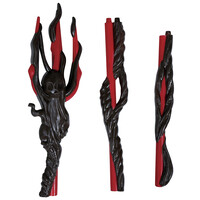 thumb-Twisted dark Branches Drietand - 150 cm-3
