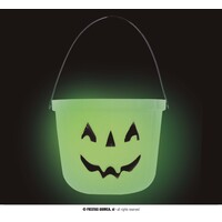 thumb-Glow in the Dark Halloween Snoep Emmer - 20x14,5cm-1