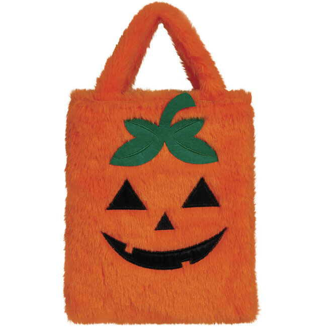 Plush Basket Pumpkin - 19x23 cm