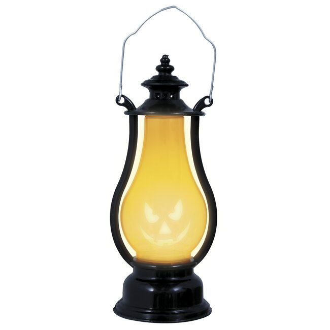 Pumpkin Lantern with Light - 16 cm