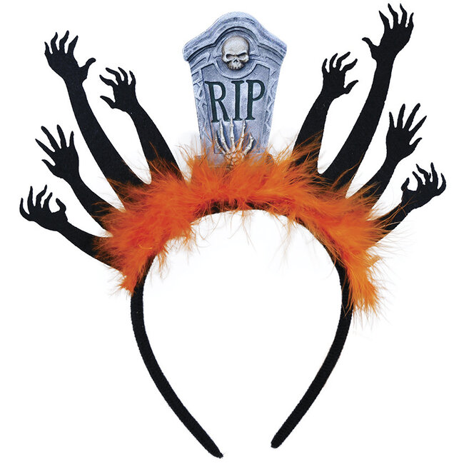Tiara Headstone with zombies