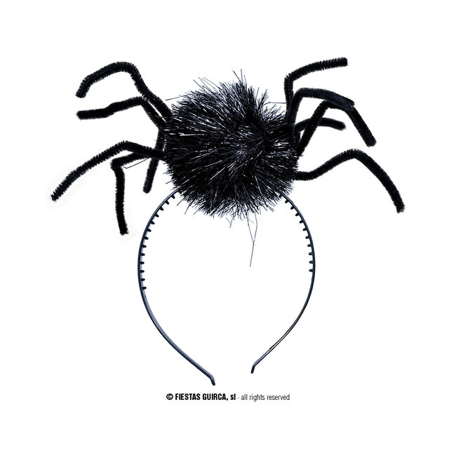 Tiara Black Spider with Eyes