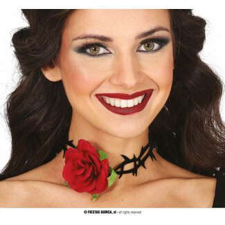 Guirca Choker Rose with Spikes