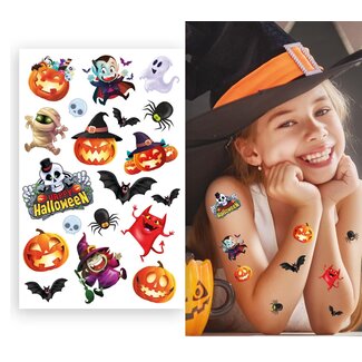 Guirca Halloween Tattoos Colourfull