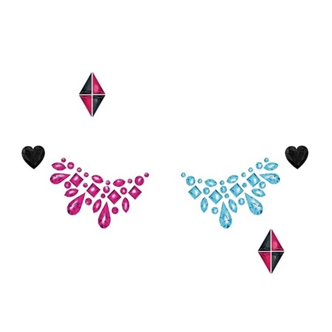 Gezicht Sticker Juweel - Harley Quinn