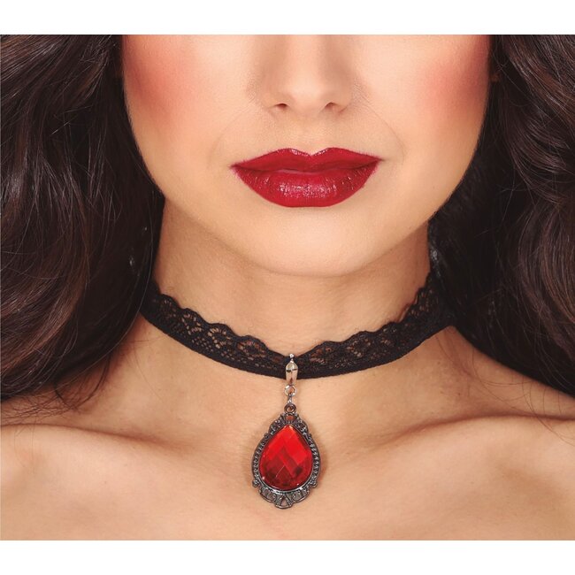 Choker Ruby Stone