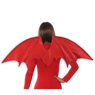 Guirca Red Glitter Wings - 90x37cm