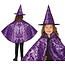 Guirca Heksen Cape & Hoed - Paars