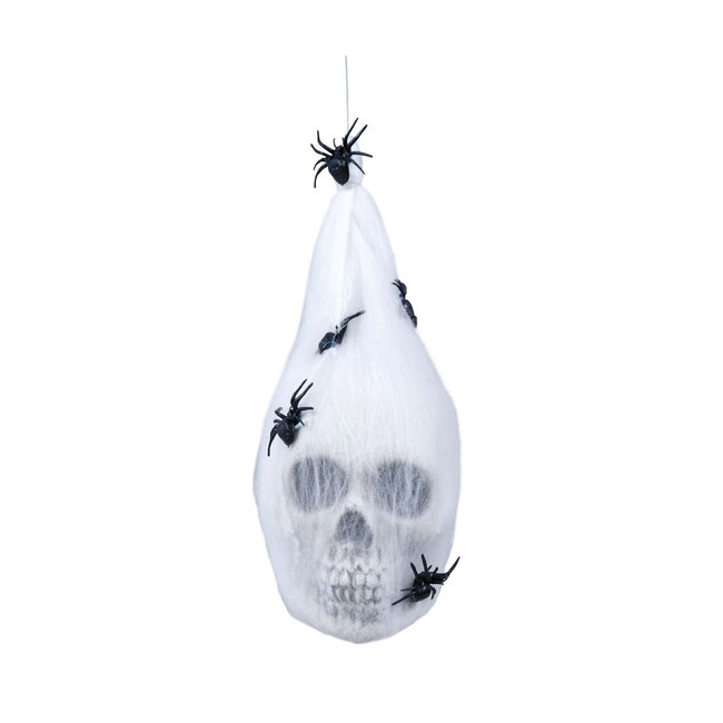 Spiderweb Bag with Skull - 25 cm