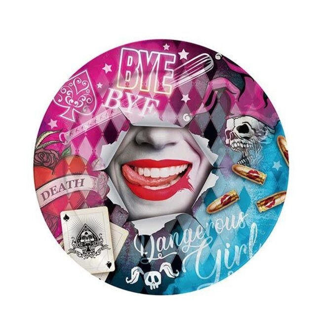 Bordjes Harley Quinn - 23 cm - 6 st