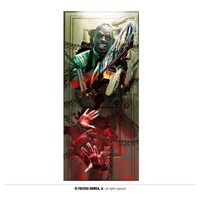 thumb-Deurdeco Murderer Electric Saw - 180 x 80 cm-2