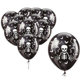 Guirca Ballonnen Skeletten - 10 st - 30cm
