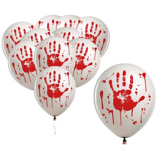 Guirca Ballonnen Bloody Hands - 10 st - 30cm