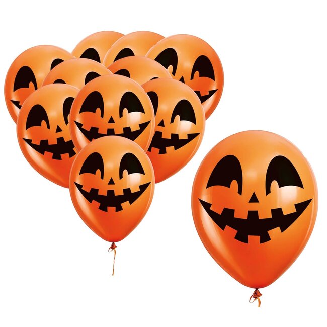 Ballonnen Pumpkin Orange - 10 st - 30cm