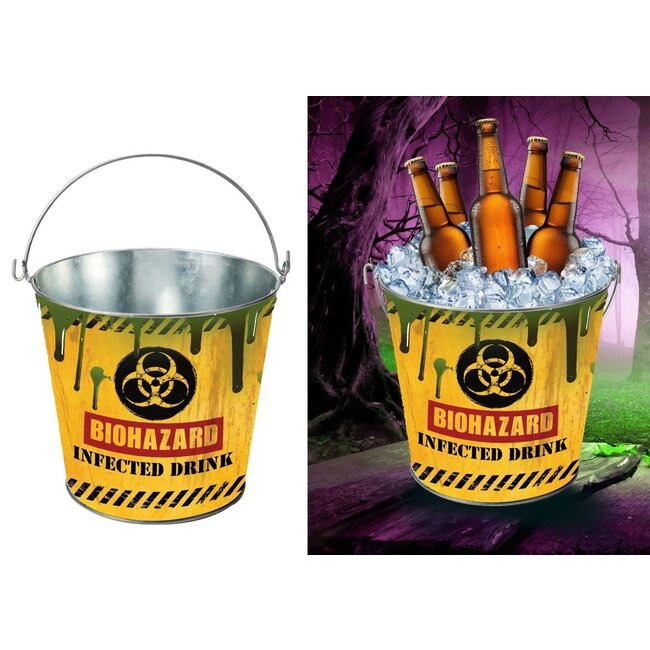 Metalen ijsemmer Biohazard - 19x23 cm