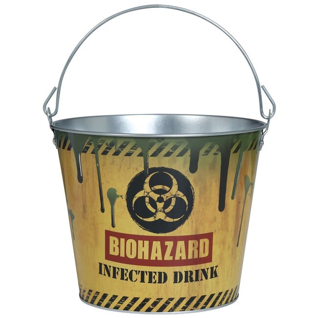 Metalen ijsemmer Biohazard - 19x23 cm