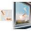 Guirca Raam Gel Stickers Spookjes - 20x20cm