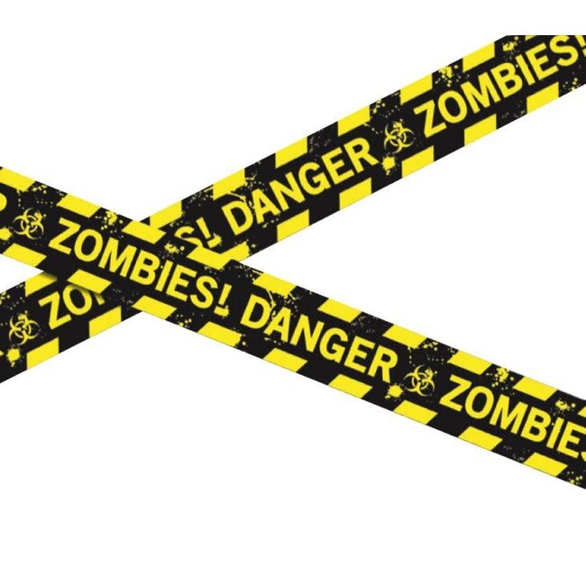Afzetlint Danger Zombies - 6 mtr