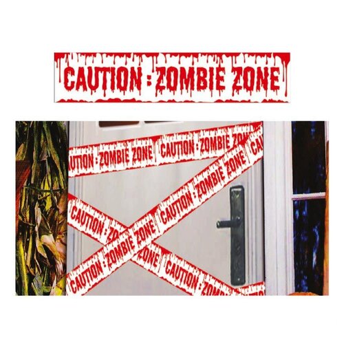 Afzetlint Caution - 6 mtr 