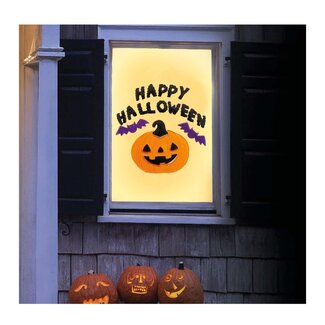 Guirca Raam Gel Stickers Happy Halloween - 20x25cm