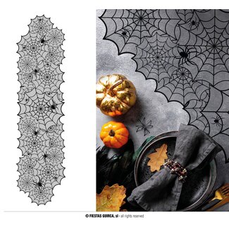 Guirca Table Runner Spiderweb PVC