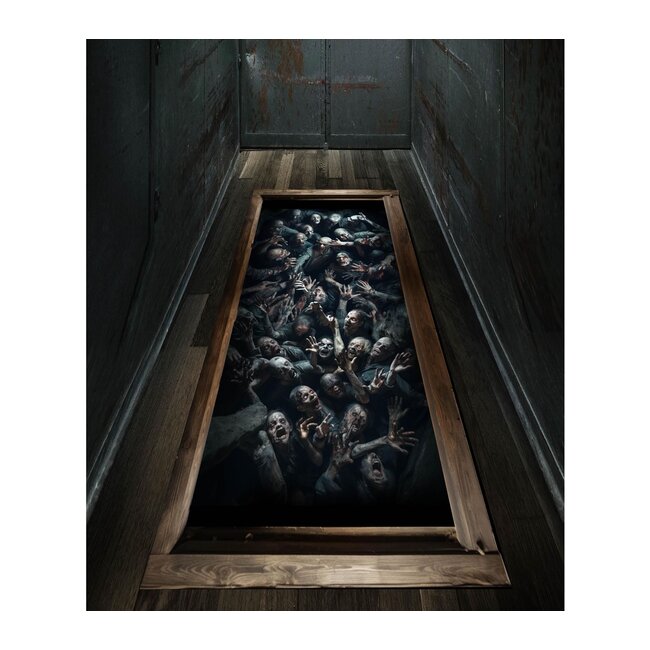 Zombies Floor Sticker - 30x90 cm