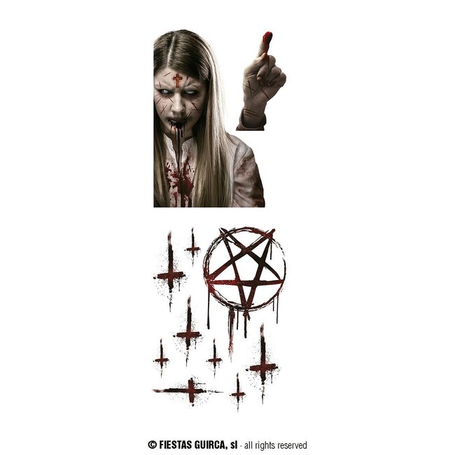 Raam Stickers Possessed - 30x40cm