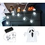 Guirca Slinger Spookjes met Led - 10 st - 120 cm