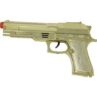 thumb-Goudkleurig Metallic Pistool - 22 cm-2