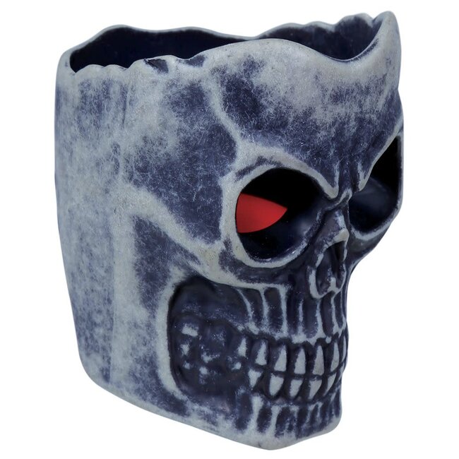 Skull With Led Candle - 6 cm