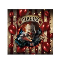 thumb-Servetten Horror clown - 20st - 33x33 cm-1