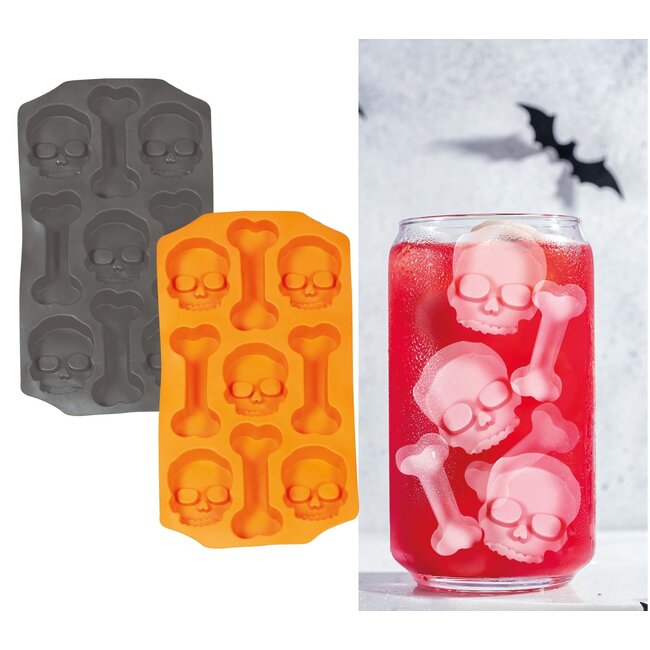 Halloween Ijsblokjes Vorm Skulls & Bones