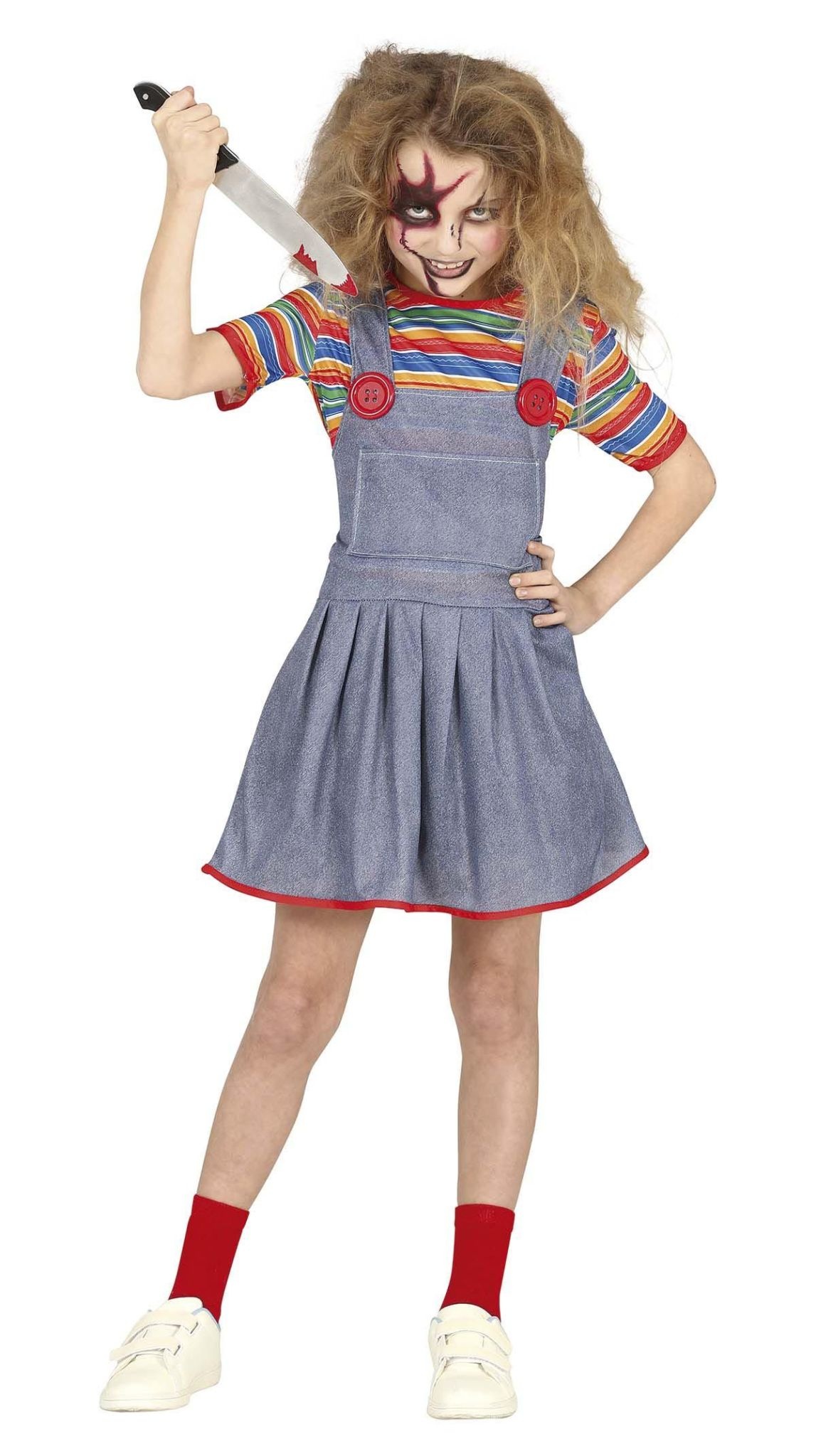 Chucky Pop Chucky Verkleedpak Kind Chucky Tiffany Kostuum Kind, image size:1147x2048